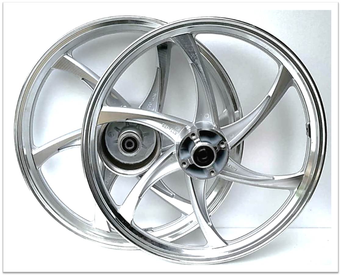 SCP Sport Rim 002 Wave 125 silver